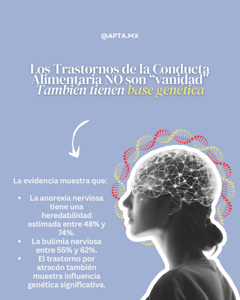 APTA_mx's tweet photo. Los trastorno de la conducta alimentaria no son vanidad. https://t.co/g3yiCPQl8J