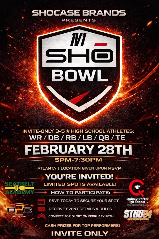 AldridgeBeaton's tweet photo. Imma be in Atlanta competing against top talent grateful to be invited @Shocasebrands @Jamal31Lewis @PHE_Athletics https://t.co/68QFZSliQe