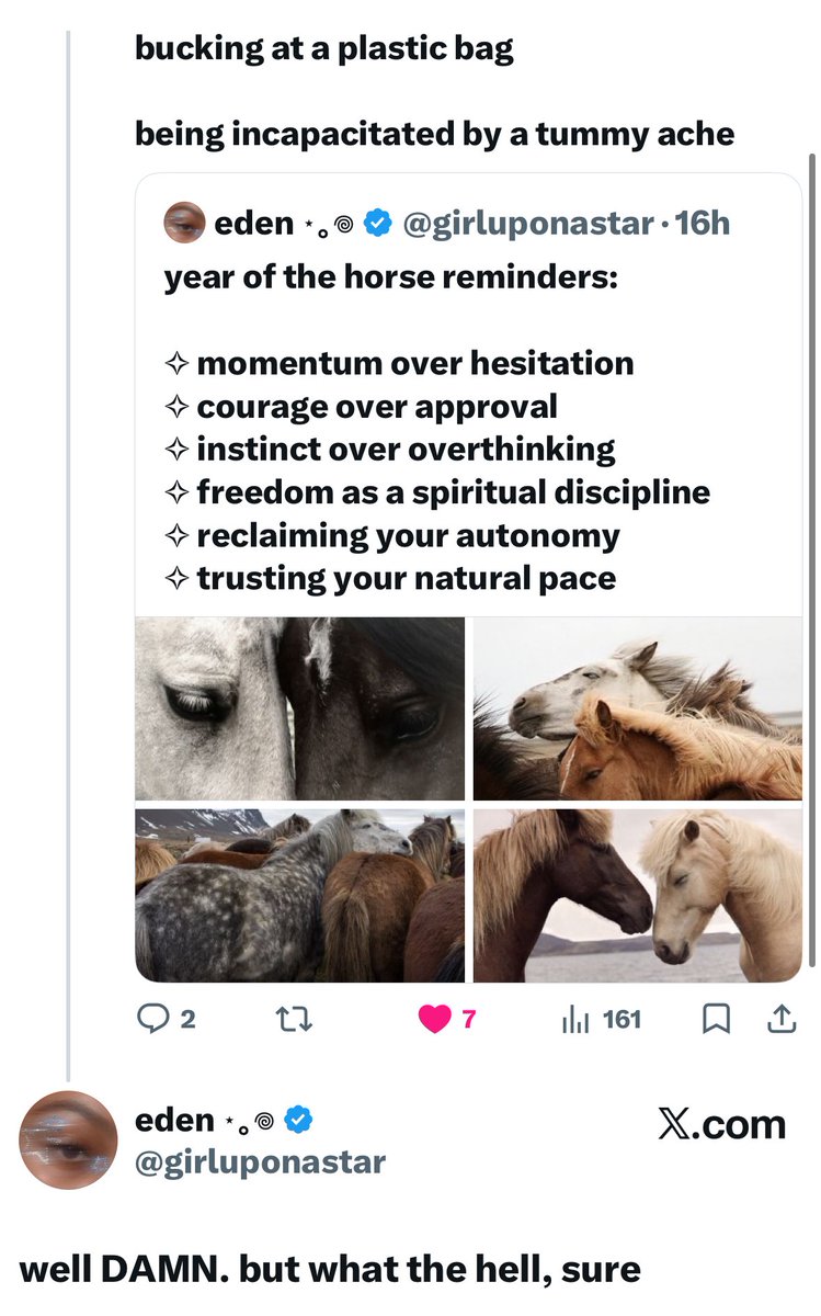 museofdreams13's tweet photo. when ppl on my main quote my tweets with some self deprecating, inverted, fake witty ass reply i genuinely laugh out loud. i feel so sorry for them. even little things like this. just make ur own sad tweet babe we vibing over here😭 https://t.co/WUnnAgL6qy