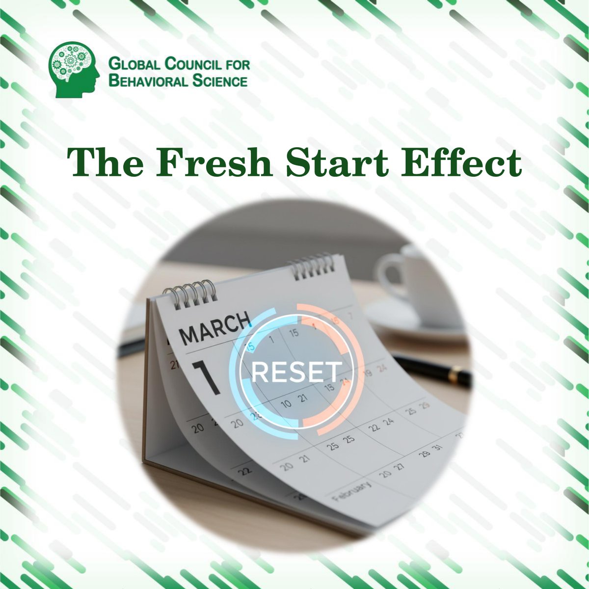 GcbsSocials's tweet image. The Fresh Start Effect.

Struggling with Q1 momentum? Science offers a solution: Temporal Landmarks.

The "Fresh Start Effect" allows the brain to relegate past failures to a "previous self," opening the door to heightened motivation.

#FreshStart #Motivation #GCBS #Q2Strategy