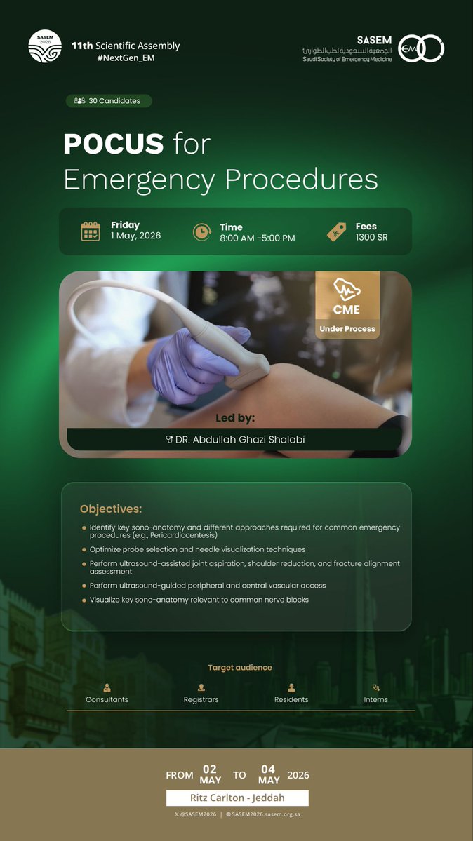 The 11th SASEM Scientific Assembly - SASEM2026 tweet media