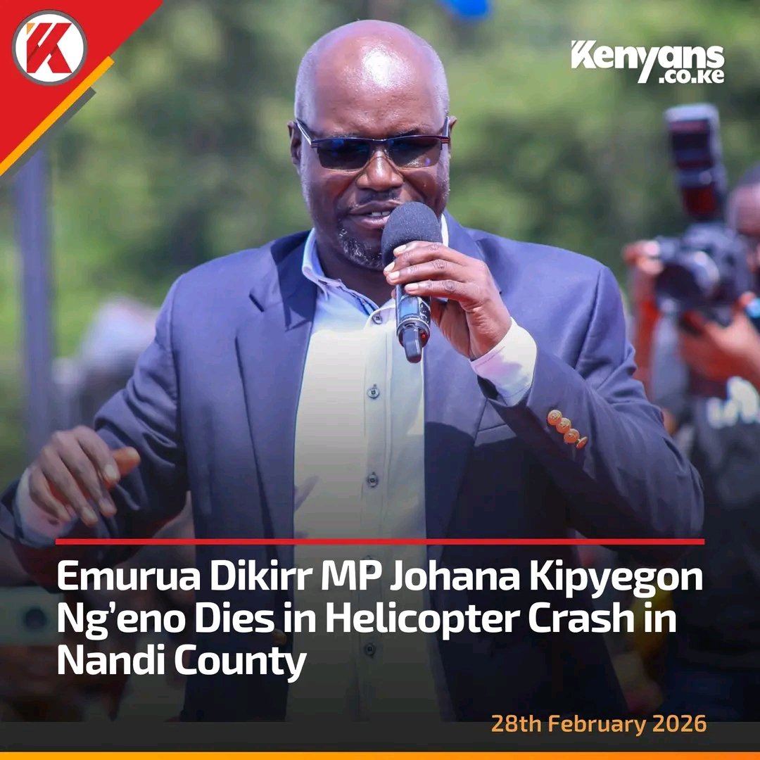 TeamGroundKE's tweet photo. Emurua Dikirr MP Johana Kipyegon Ng’eno Dies in Helicopter Crash in Nandi County https://t.co/kH6iANB5de
