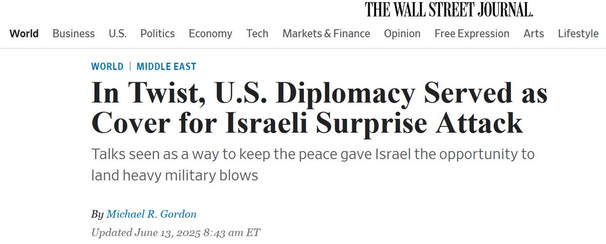 BenjaminNorton's tweet photo. You can never negotiate with the US empire, because it does NOT want peace; it only wants hegemony.

Iran signed the nuclear deal with the US in 2015. The IAEA said Iran was abiding by the agreement. But Trump tore it up in 2018, in violation of international law.

In 2025, the US oversaw several rounds of bad-faith “negotiations” with Iran, supposedly to make another deal. Then, during those talks, the US and Israel suddenly bombed Iran in June.

The same thing happened just happened this February. The Trump administration participated in fake “negotiations” with Iran. On February 27, Oman’s Foreign Minister Badr Albusaidi, who moderated the talks, said they had made “substantial progress”, and a “peace deal is within our reach”.

Mere hours later, Trump and Netanyahu launched a massive bombing campaign in Iran, while calling for regime change.

As Native Americans know very well, you can NEVER trust the US regime. It breaks every "agreement" that it signs.

The US is a genocidal imperial regime that only seeks to exploit the rest of the world -- in order to further enrich a small handful of billionaire capitalist oligarchs and their vile Epstein buddies.