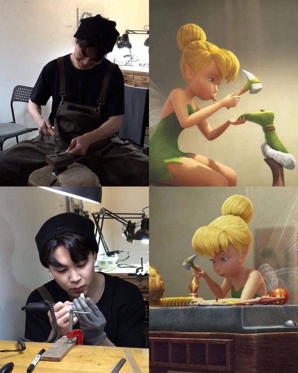 My pretty tinkerbell is working hard 🧚
