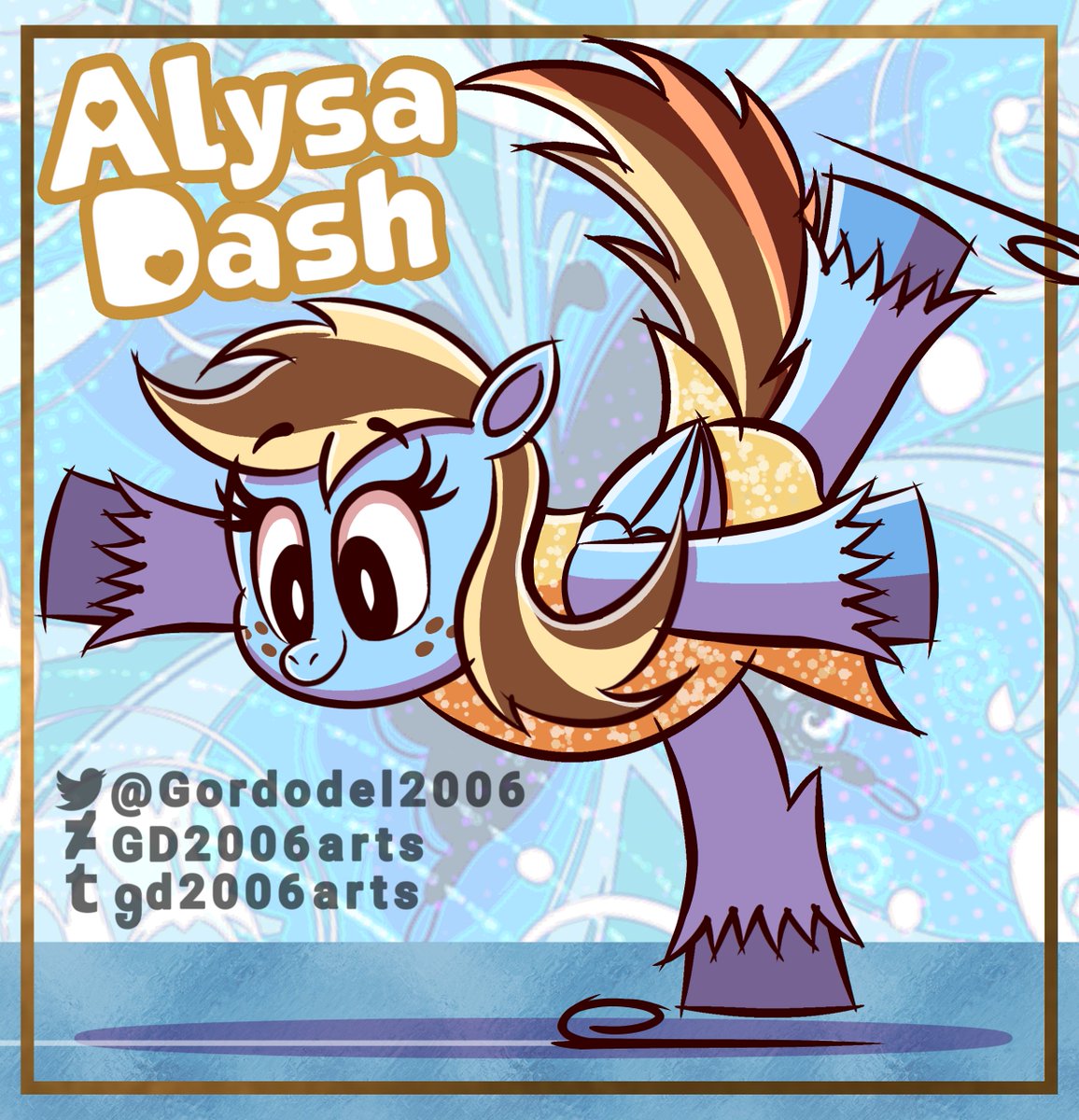 Alysa Dash  ⛸️🌈
#mlpfanart #RainbowDash #alysaliu
