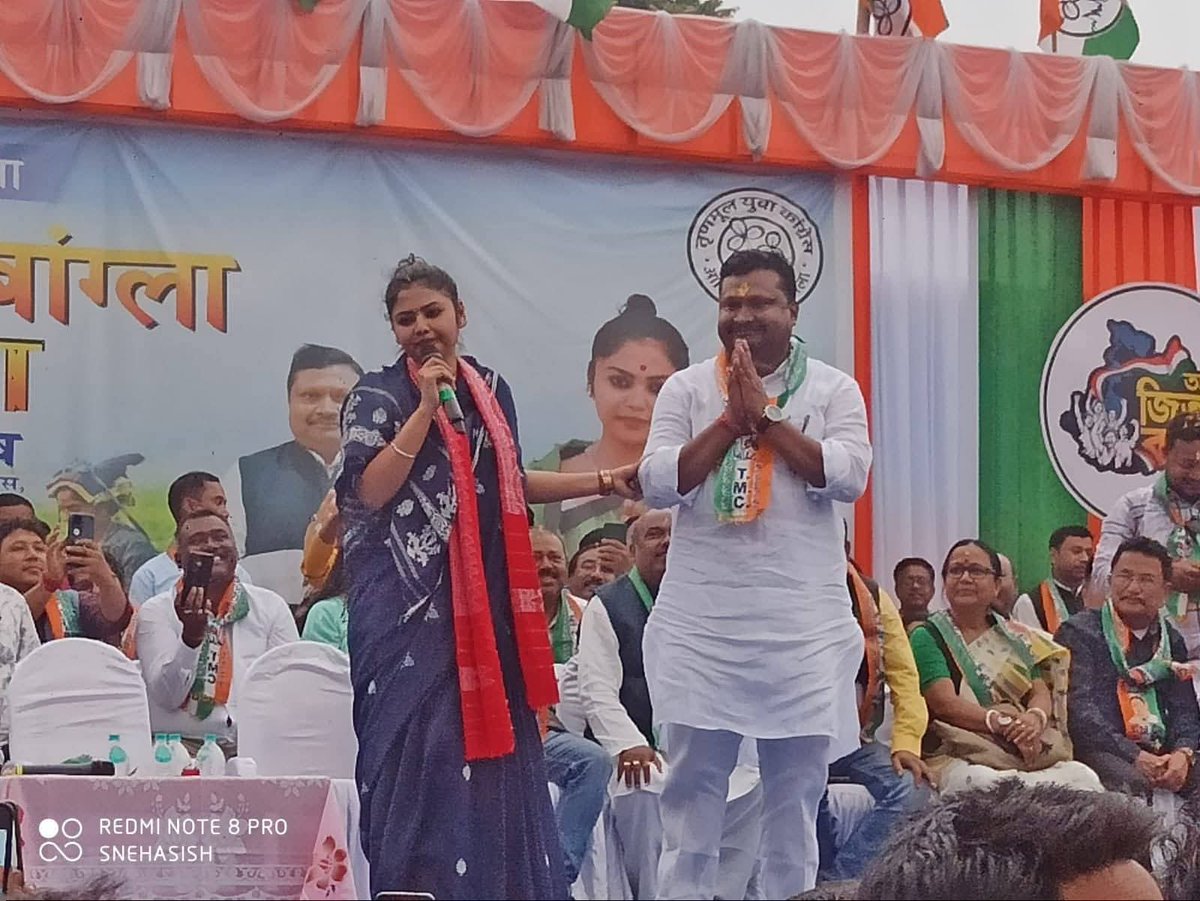 aitctuhin's tweet image. Massive Public Janosabha at Kumargram Assembly addressed by Smt. @sayani06 , Hon’ble MP (@AITC_Parliament), Jadavpur and State President, @TrinamoolYouth. An inspiring and energetic gathering!

#SaayoniGhosh 
#TMYC 
#KhelaHobe