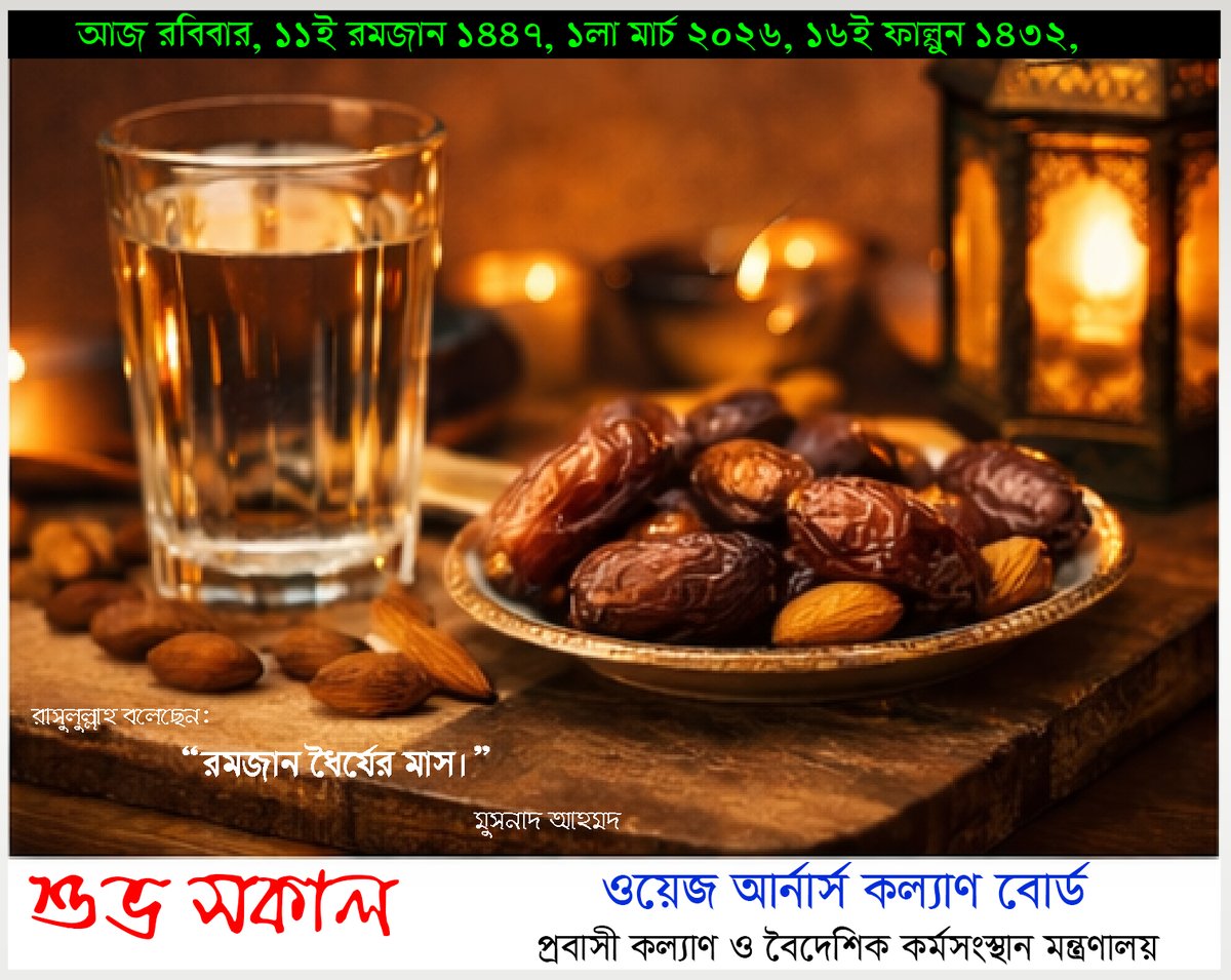 Raiserproject's tweet photo. শুভ সকাল
দিনটি আপনার জন্য মঙ্গলময় হোক.

#বিদেশফেরতকর্মী
#বিনামূল্যেপ্রশিক্ষণ
#রিইন্টিগ্রেশন 
#রিটার্নিং
#মাইগ্রেন্টস
#প্রজেক্ট
#রেইজপ্রজেক্ট
#RAISE
#RAISEProject https://t.co/7F7bCwF9YF