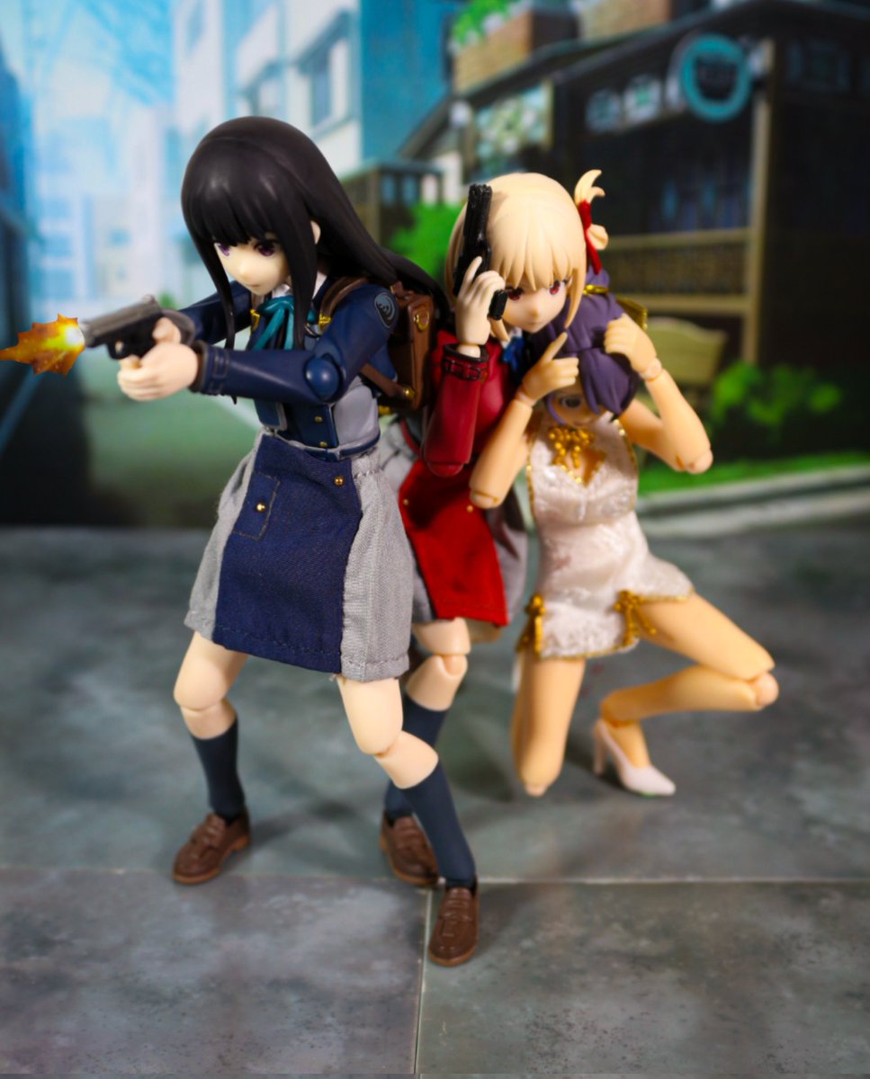 KinPongLeung2's tweet photo. 「ボディガード(bodyguard)」
#深夜の小武器庫部
#リトルアーモリーを装備
#リトルアーモリー
#LycorisRecoil
#リコリス・リコイル
#figma
#belworkshop
#LittleArmory
#figma
#figmaphotography
#武装jk https://t.co/4LvnT6vf3f