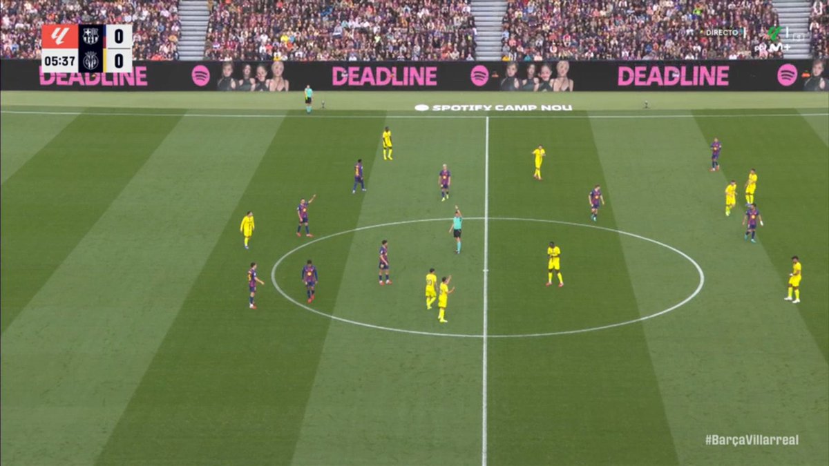 pinksview's tweet photo. advertisement has appeared for ‘DEADLINE’ by BLACKPINK during the LaLiga match between Barcelona vs Villarreal. https://t.co/71ZLqy5Ixy