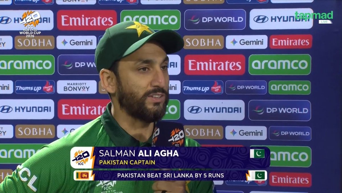 CallMeSheri1_'s tweet photo. Salman Ali Agha said, "If we could have won the toss, the story would have been different. Restricting them to 147 was always tough." https://t.co/bUo80Kgk0A