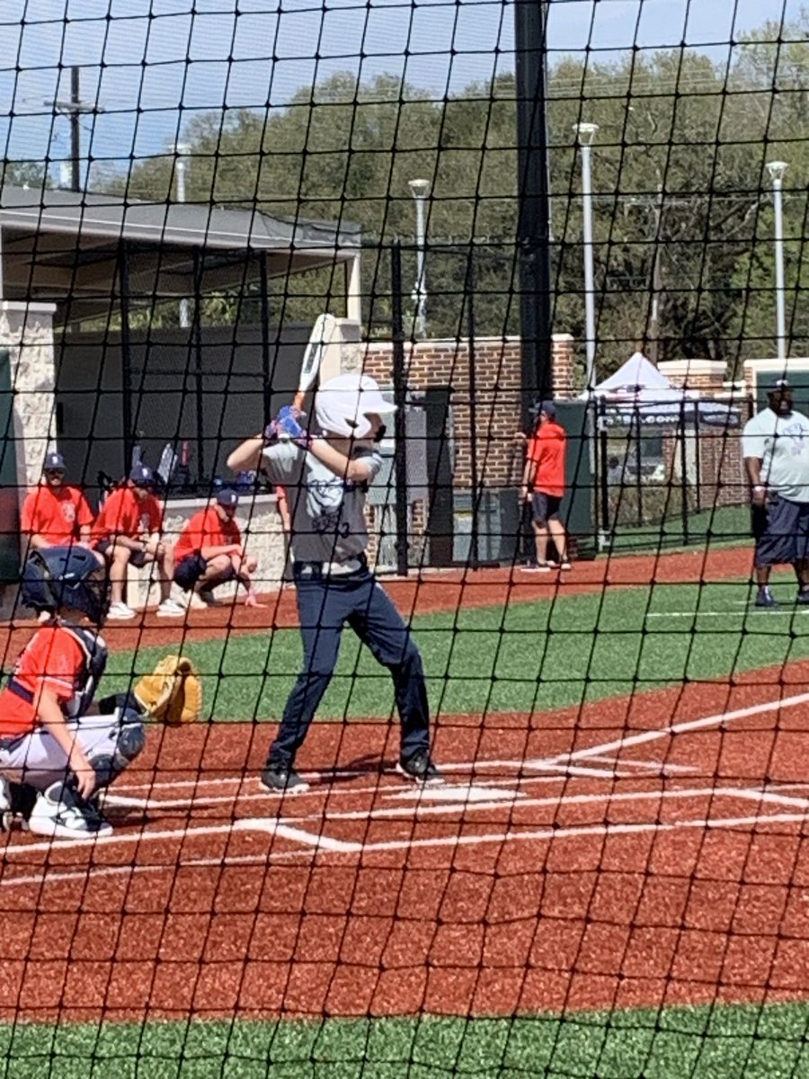 Grandson at bat⚾️ beautiful day at the ballpark !
