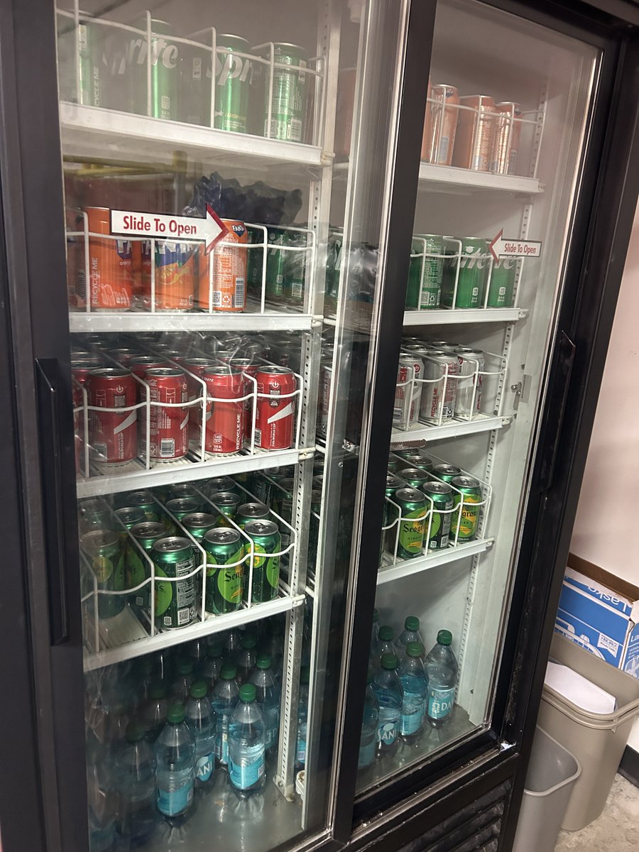 Burnham_Jay's tweet photo. Nice diggs &amp; elite soda selection @BGSUMBB - Ready to go with Western Mass Insurance Giant @JustinMoffatt  at 1:40 for @UMassMBB Pre-game. 

Minutemen need some W's. https://t.co/snWuN5MxBk