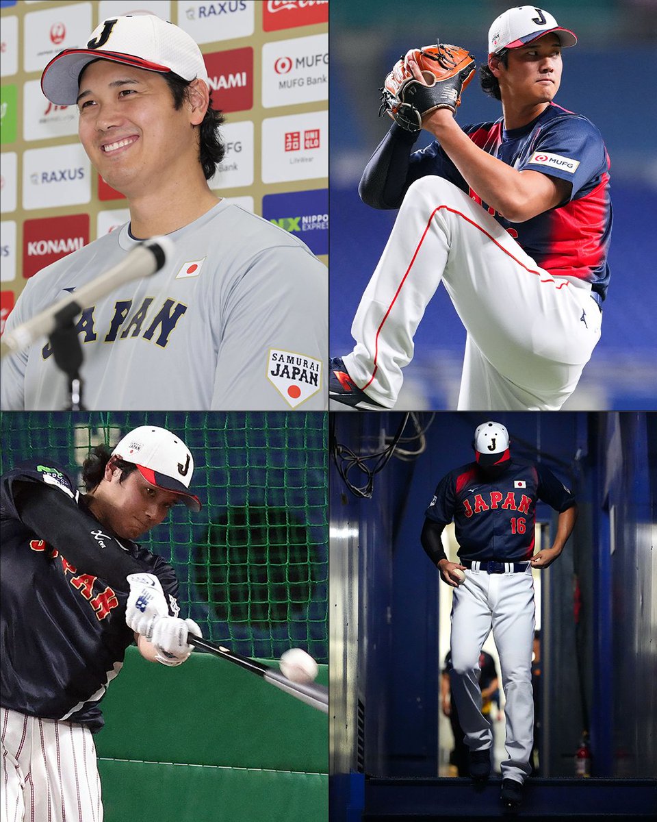 The Samurai Japan gear just looks better on Shohei Ohtani.