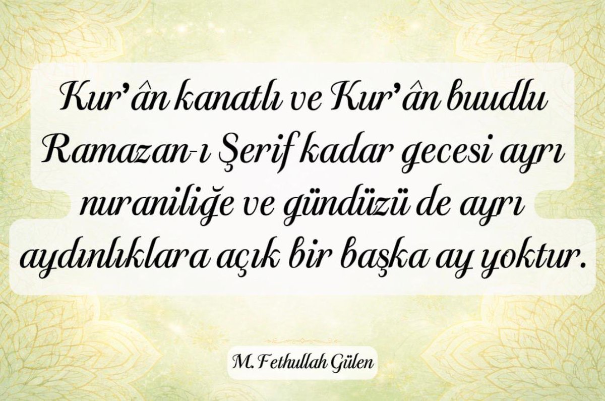 Fethullah Gülen tweet media