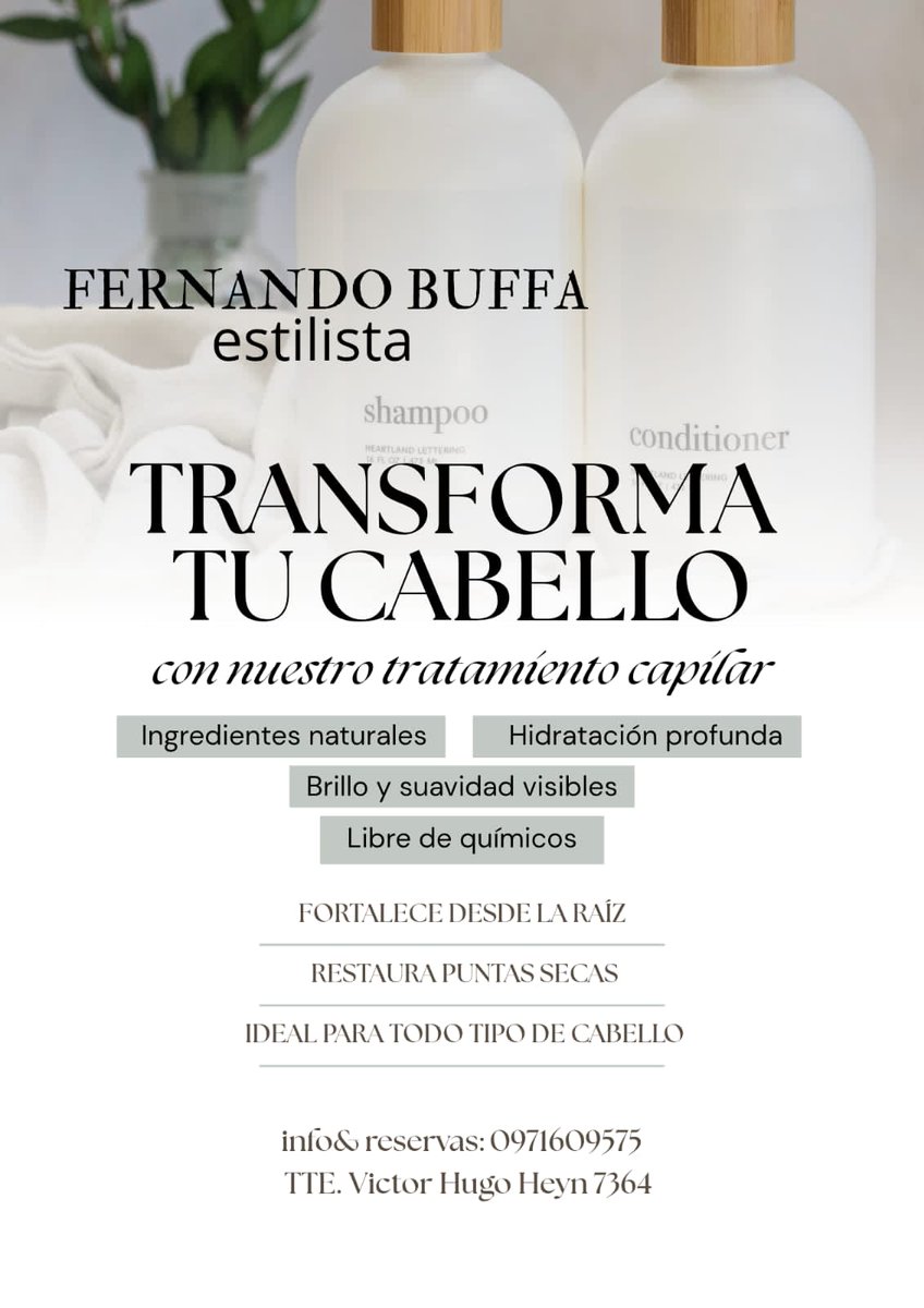 Fernando_Buffa's tweet photo. #tratamientos #haircare #hairexpert #organicos #hairprofessional https://t.co/rtlRJllcQz