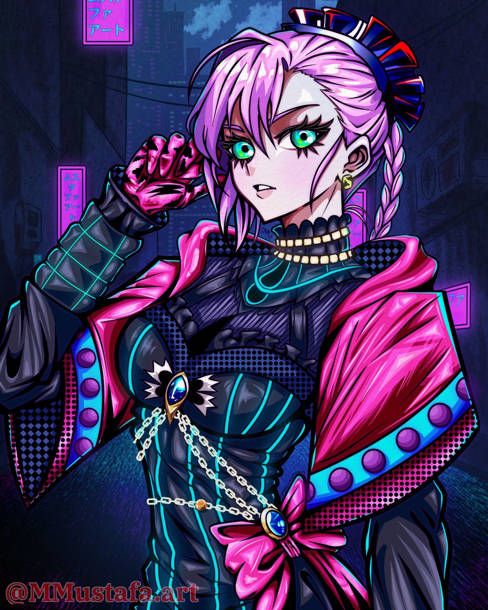 MMustafaaa24's tweet photo. Started the new year with this piece, and I actually attempted to draw a proper background this time instead of the abstract backgrounds I normally do.
.
9th OC Digital art. took me 24 hours to complete, 33659 brush strokes, and 53 layers. https://t.co/WRDbG8Kp7Z