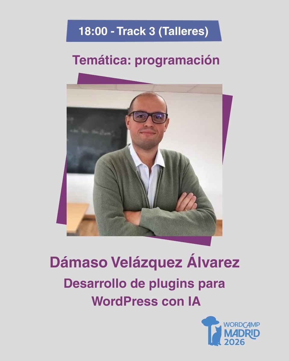 WordCamp Madrid tweet media