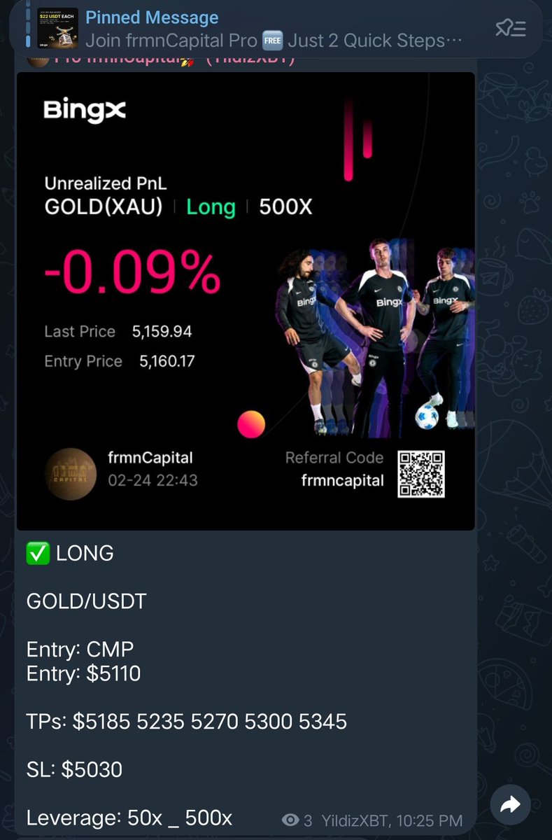 frmncapital's tweet photo. $gold #gold

1000%+ gain  ✔️ 🫡

Join free TG 🤝
https://t.co/eJ5G0dm9TM 

 #btc #crypto #Bitcoin #Iran https://t.co/M6IR1soWr9