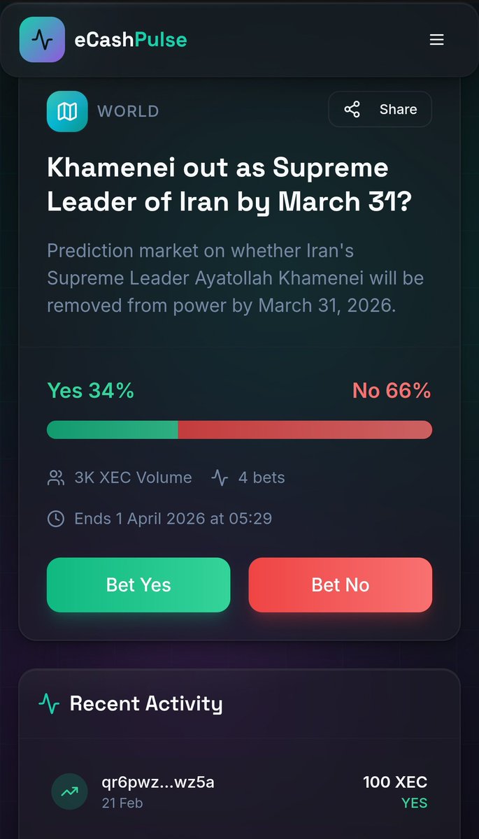 eCash Pulse tweet media