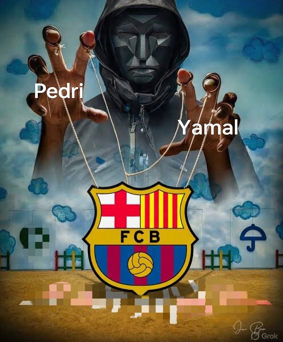 It's a privilege to watch them play for my beautiful club !! 💙❤️
 thank you Pedri &amp; Lamine 🧿🔮✨