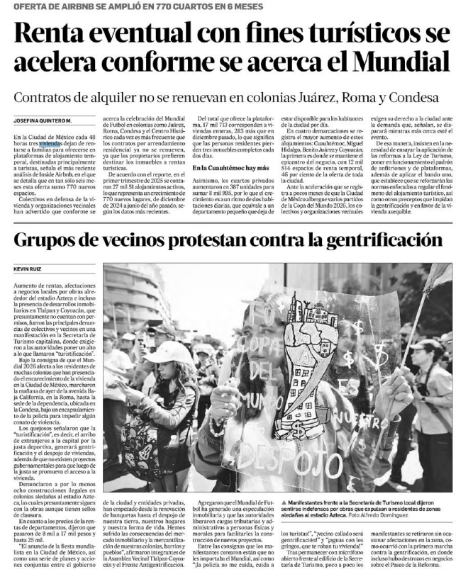FelipeLeonLopez's tweet photo. La lentitud burocrática para acelerar la compra de suelo y el arranque de obras serán aliados de la gentrificación,  ojo @ClaraBrugadaM entre @INVICDMX y la #DGPI de @Finanzas_CDMX y @MetropolisCDMX   parace haber consigna contra la mayor propuesta de vivienda social en la CDMX https://t.co/uL2zFr2RD2