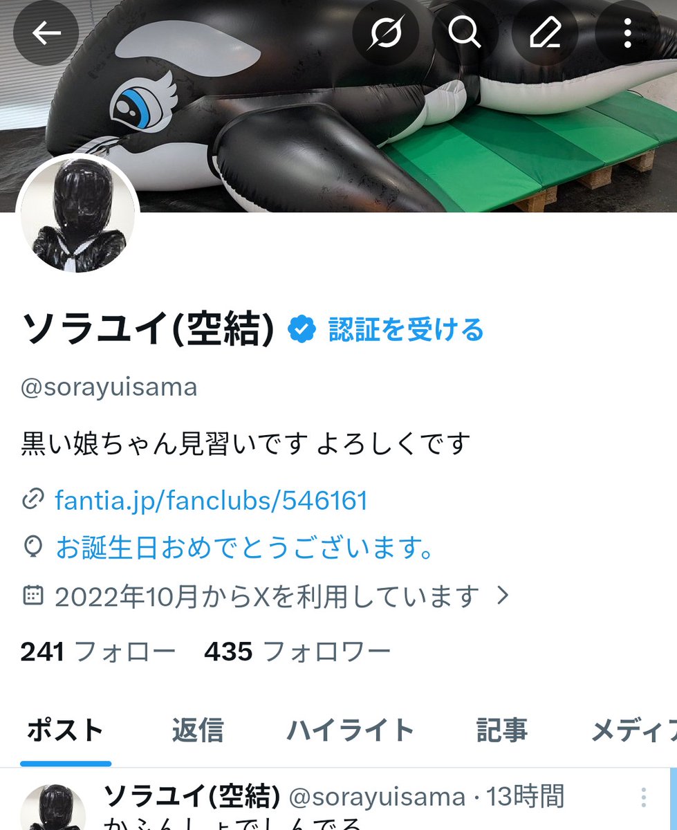 ソラユイ(空結) tweet media