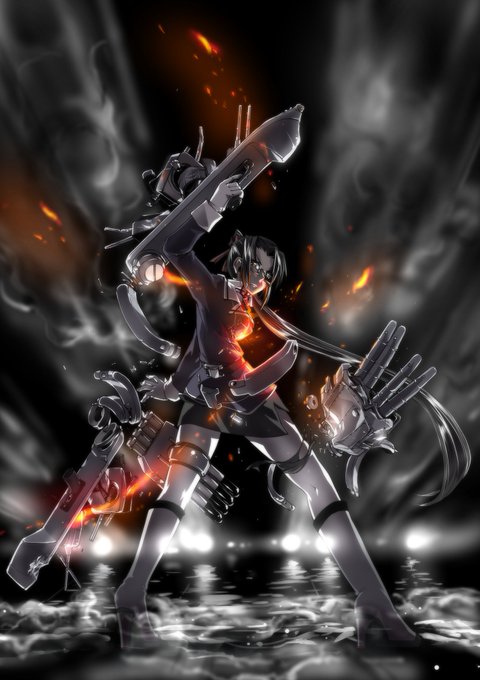 艦これでしたなぁ…(遠い目 #唐突に10年前の絵を載せる見た人もやる