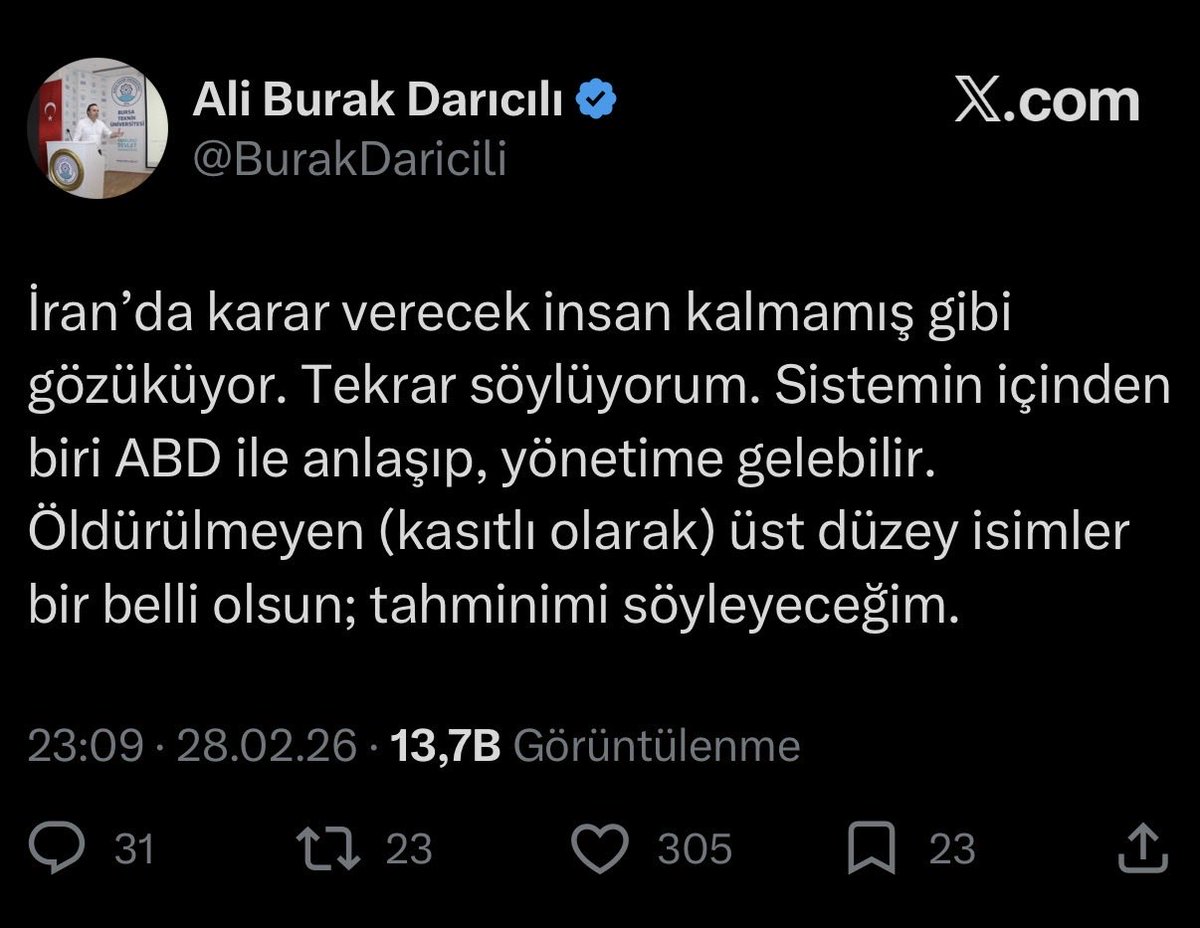 Kör göze parmak gibi bir durum ama İsmail Kaani yeni Ayetullah olursa nolacak?