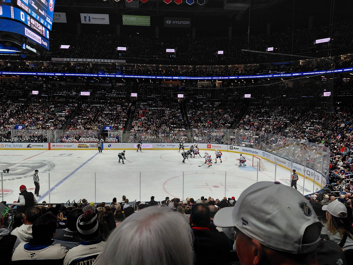 Seats for tonight's #CBJ game