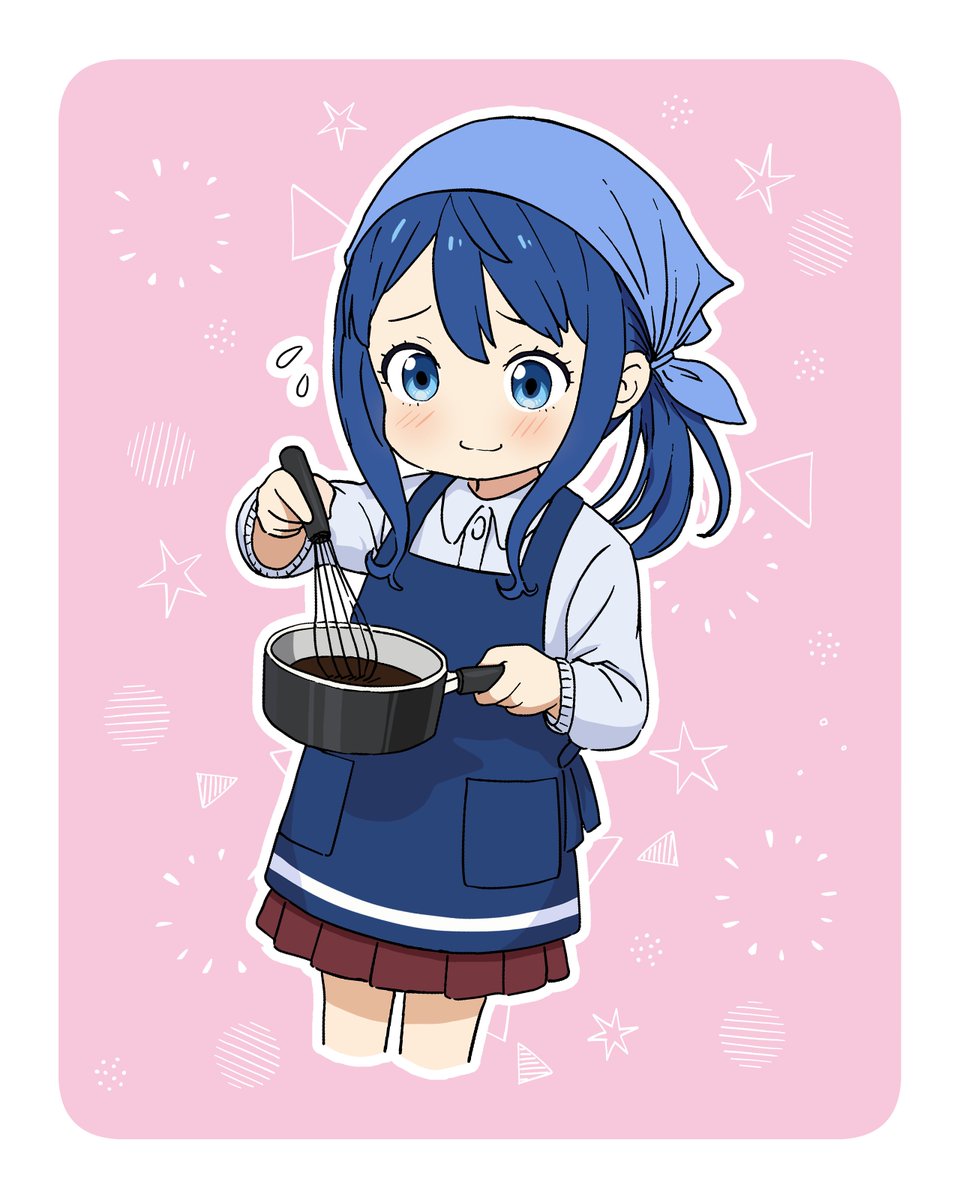 お菓子できるかな? 
味見が止まらない!