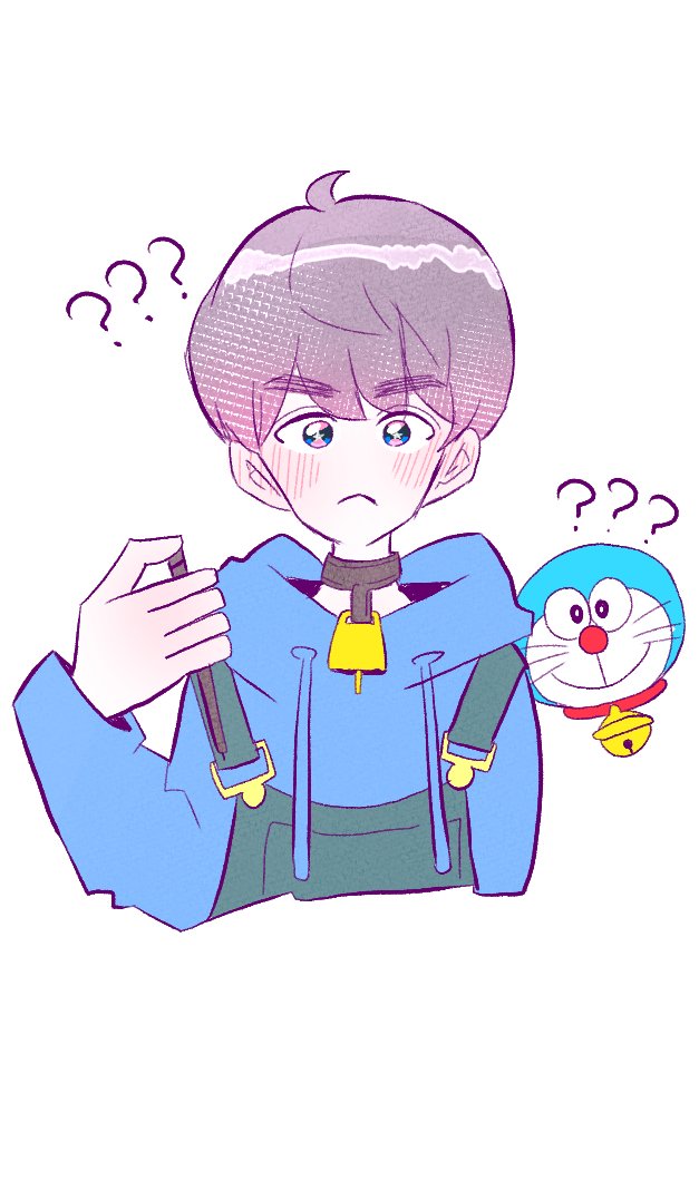 あっちこっちAぇでカウベルつけたら服の色味もあいまってドラえもんに