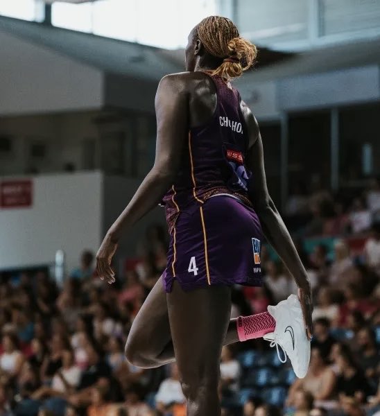 Teams and apparel brands definitely need to improve the cohesion of inclusive uniforms. 
Plenty of other sports can have a cohesive design across two pieces of uniform. So no reason why netball uniforms can’t.