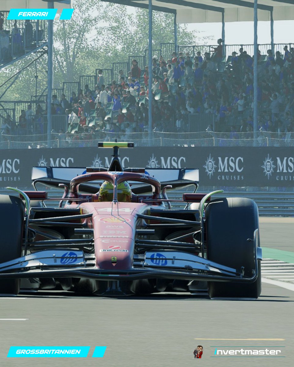 .<a href="/invertmaster/">invertmaster</a>, Ferrari, Silverstone – morgen wird es ernst. Oder zumindest so tun als ob. Hamilton-Vibes? Wir beobachten das genau. 👀

#GloriaWM #BritishGP 🇬🇧 #F1 #F125