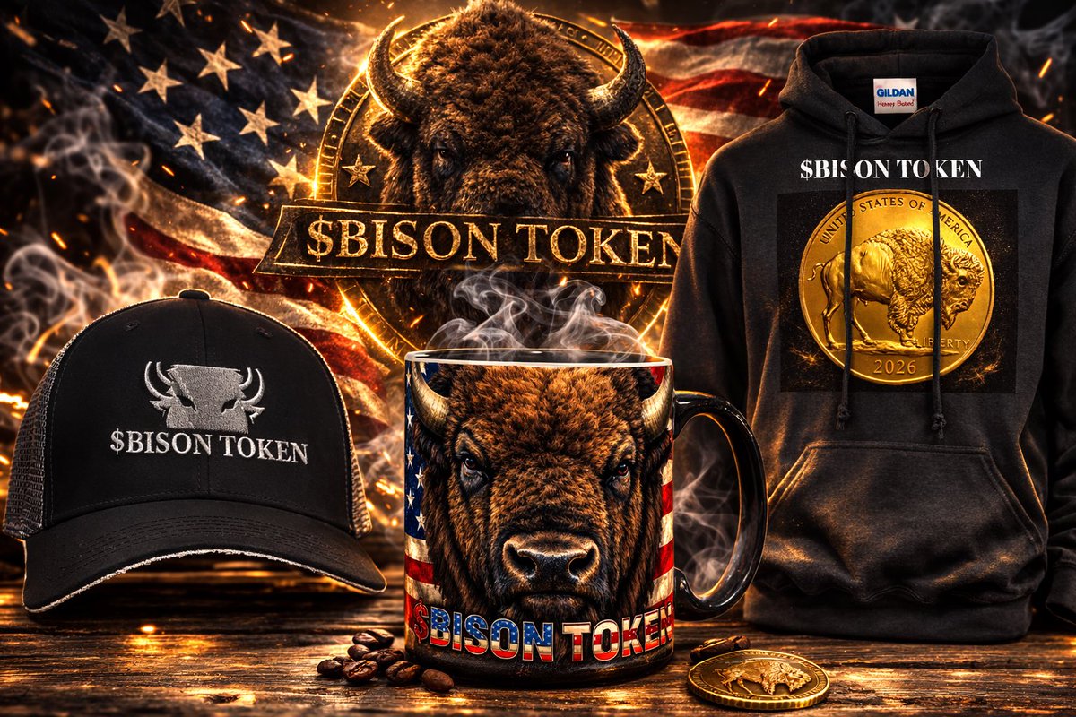 Adding some additional merch at the $BISON TOKEN SHOP. More offerings coming soon…

QAVD8W8aoP43xt98h729RXaENQE9jPJGMgsSLbqpump

bison-8605.myshopify.com
