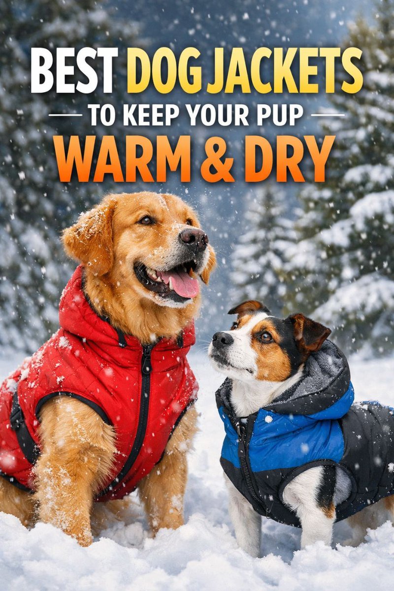 DogProductPickr's tweet image. Winter walks just got cozier ❄️🐶 Check out the best dog jackets to keep your pup warm and dry in snow and cold weather. #DogJackets #WinterDogs

Shop Products: dogproductpicker.com/best-dog-jacke…