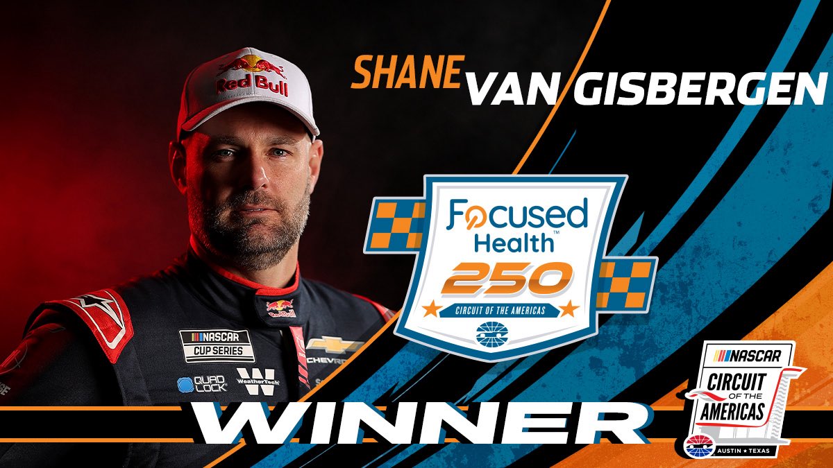 Another win for the master of the left and right hand turns.  SVG wins again but finally gets one at COTA.