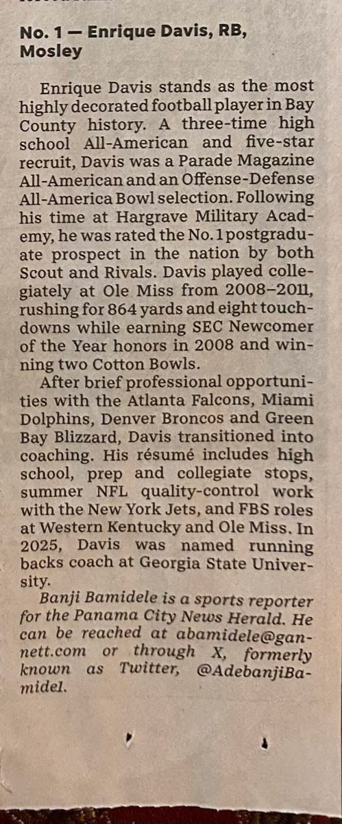 Coach Enrique Davis tweet media