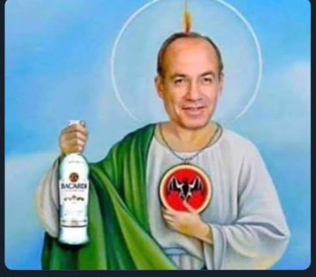 KonGuasaBPJ25's tweet photo. Hoy sábado 28 de febrero día del San Borolas ( Judas ) #SanJudas
@FelipeCalderon lo sabe que es día de @ElDonBacacho #Bacacho
🍺🍻🥂🍾🍷🥃🫗🍸🍹
#Mencho ☠️🌚💀 https://t.co/6OjTv4lu6U