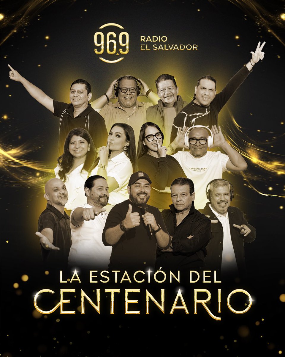 Cien años de voces que han acompañado, informado con responsabilidad y unido generaciones enteras.📻

Una historia construida con pasión, compromiso y amor por El Salvador. Gracias a cada oyente que ha sido parte de este camino que sigue escribiéndose todos los días.🎙️