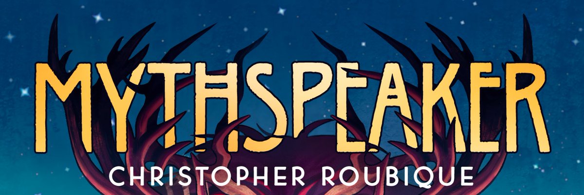 Christopher Roubique, Author of MYTHSPEAKER tweet media