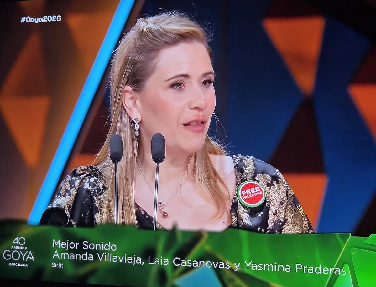 Primer equipo íntegro de mujeres en la categoría de sonido, que no sólo ha ganado el Goya sino que están nominadas a los Oscars. Bravas!!👏👏👏