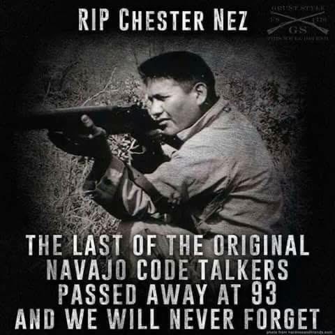 _nativeamerica's tweet photo. Never forgotten.....
#Navajocodetalkers
#Heroes
#UnitedStatesMarineCorps
#ThanksYou https://t.co/FGX7B29Zwf
