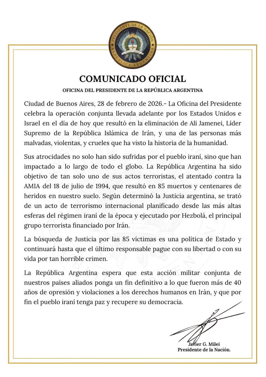 Oficina del Presidente (@oprargentina) on Twitter photo 