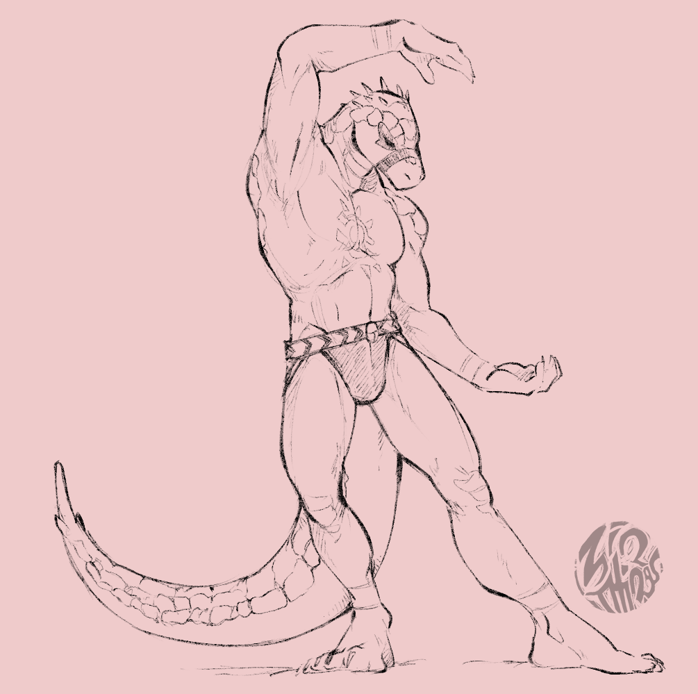 Zinthings's tweet photo. quick figure drawing warmup because man the pen does not want to pen yet this morning #dislytefanart https://t.co/ior5pUEnmu