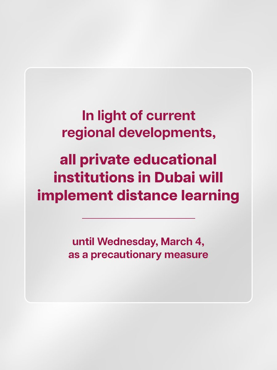 KHDA | هيئة المعرفة والتنمية البشرية بدبي tweet media