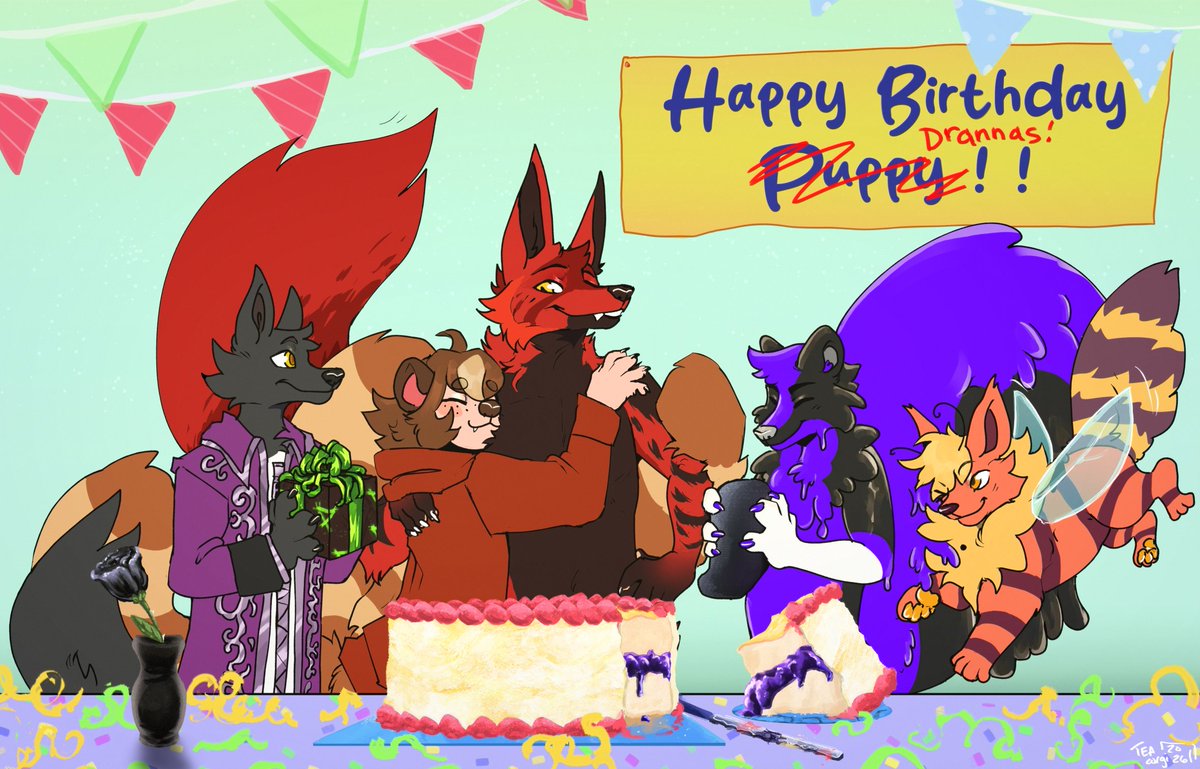 bday themed comm for hazel