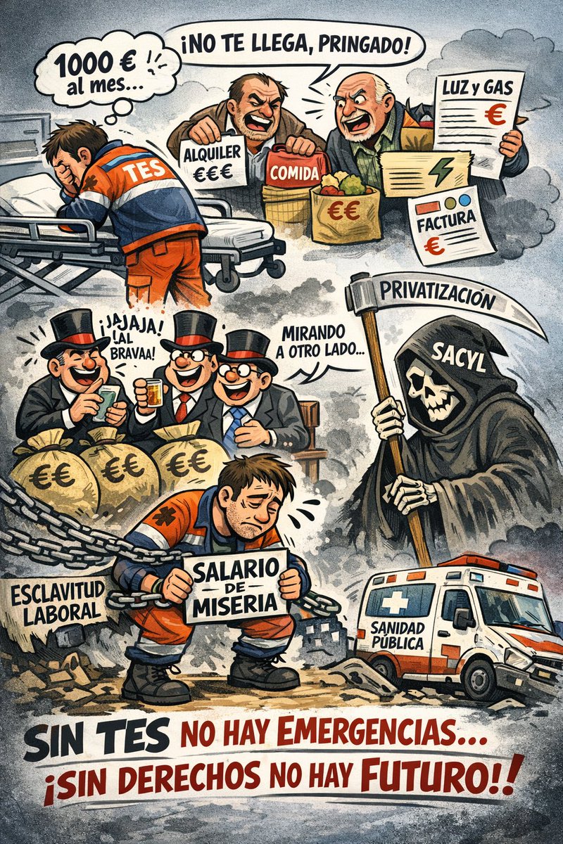 Tes_Cyl_112's tweet image. Un TES con 1000 € al mes. 
Sí, has leído bien. 🚑💥
#TES #Emergencias #SanidadPública #NoLlegamosAFinDeMes #TransporteSanitario #Privatización
🧵 HILO