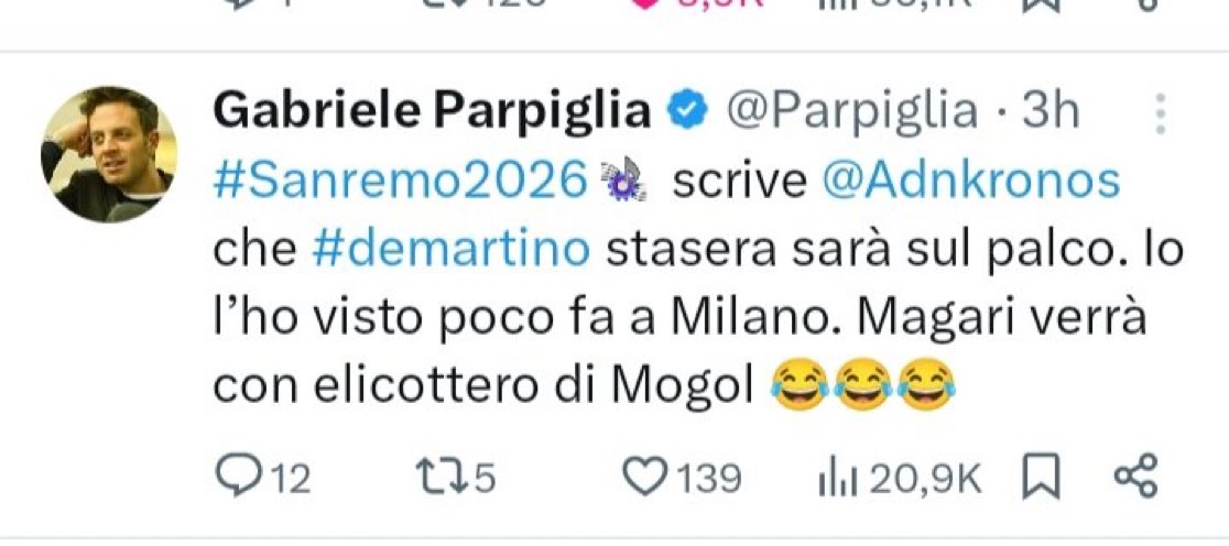 questo tw dopo aver visto l’annuncio di stefano mi ha fatto molto ridere