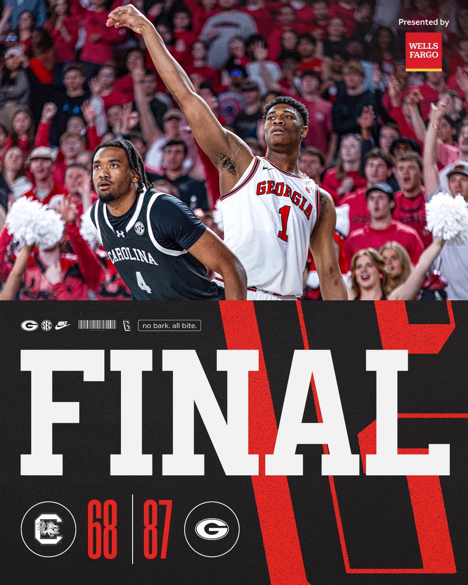 DAWGS WIN ‼️

#GoDawgs | <a href="/WellsFargo/">Wells Fargo</a>