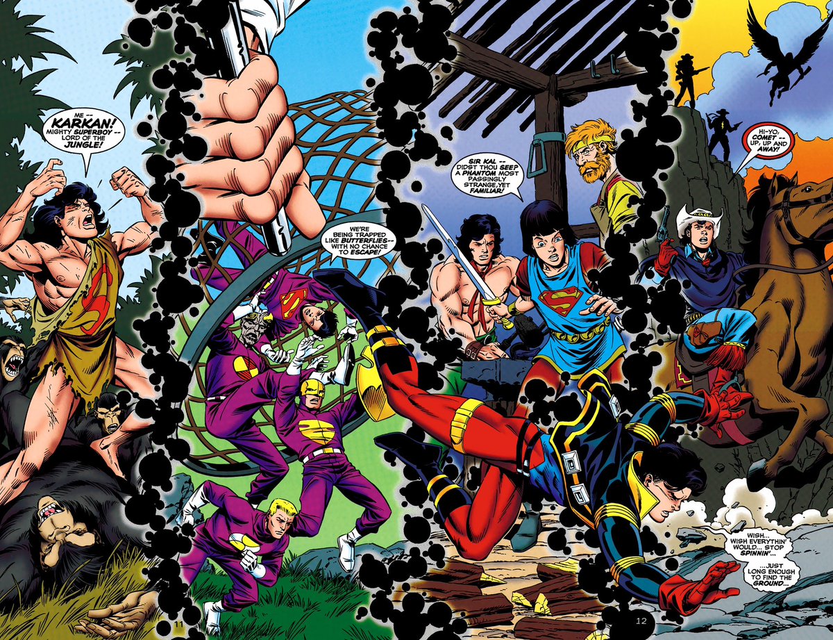 dctrinity90s's tweet image. Tales Of Superboy!
New Earth Date: April 1999 - Hyper-Tension! - Across Hypertime! #superboy #konel